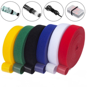 Dapat digunakan kembali ke belakang pengikat kabel disesuaikan Logo <span class=keywords><strong>Hook</strong></span> dan <span class=keywords><strong>Loop</strong></span> tali kabel Zip Tie nilon Self-Lock pengikat kabel - Product Image 6