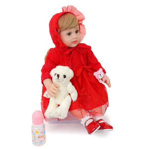 Muñeca Bebé <span class=keywords><strong>Reborn</strong></span> de 60 cm, Cuerpo de Algodón, Silicona y Vinilo, Muñeca Realista, Juguete de Bebé <span class=keywords><strong>Reborn</strong></span>, Regalo de Cumpleaños y Navidad para Niños - Product Image 6