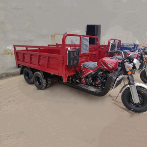 9 roues Cargo Dump Tricycle moto 350cc <span class=keywords><strong>essence</strong></span> carburant ouvert Types de corps pour une utilisation de la cargaison avec <span class=keywords><strong>prix</strong></span> d'usine - Product Image 3