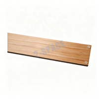 Support de Mahjong en Bois Naturel avec Poussoir, Design Festonné, Support Magnétique pour Tuiles de Mahjong Américain