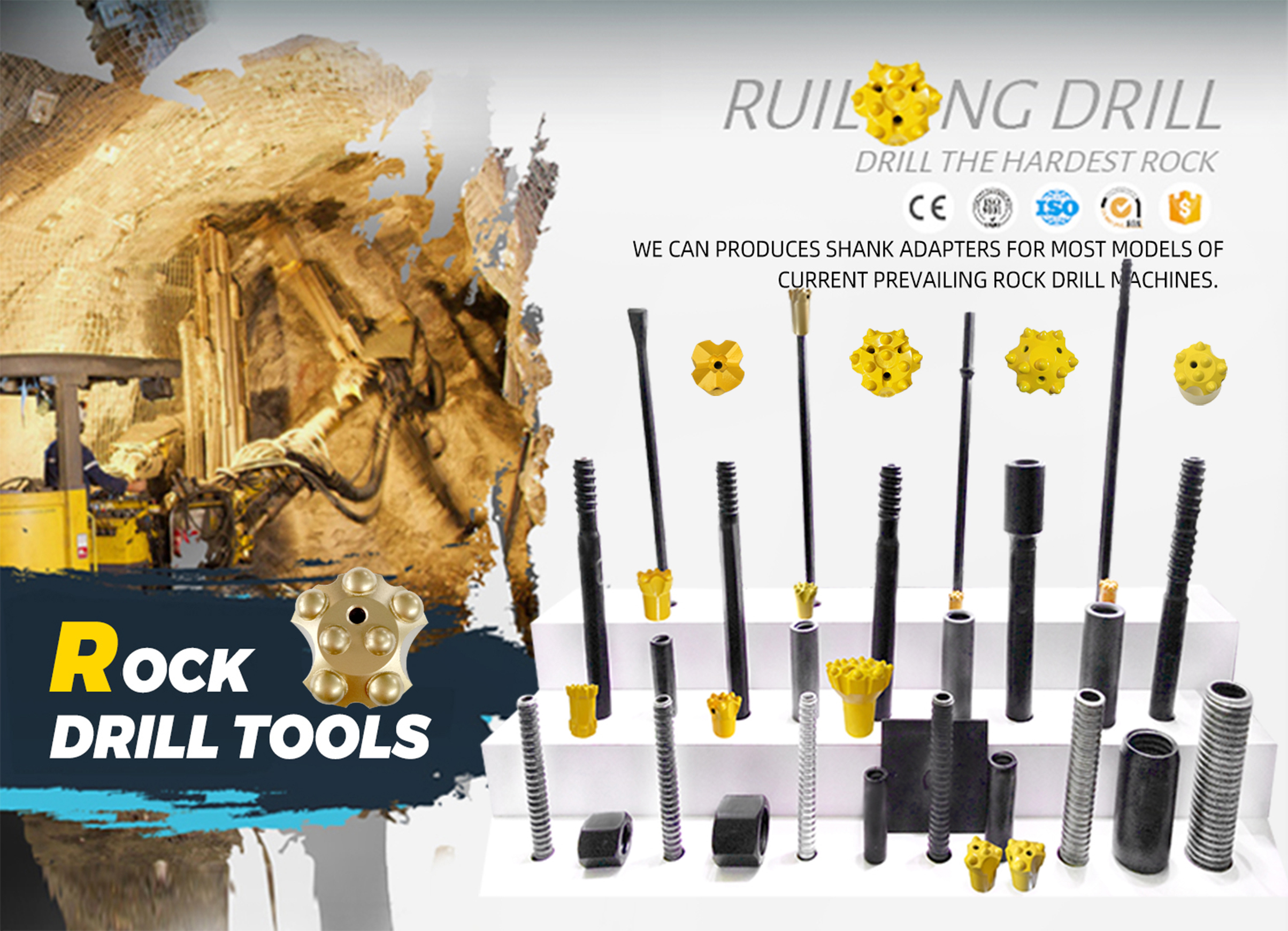 Speed Rods for R25 R28 R32 T38 - Durable Drilling Solutions