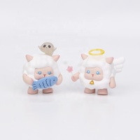 Nouveau design 6 styles dessin animé mignon petit mouton Tuobao figure poupée boîte aveugle