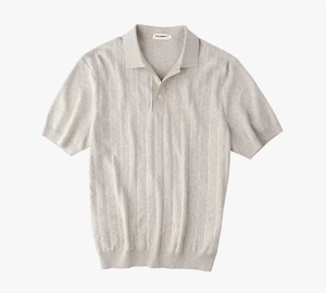 Polo Casual para <span class=keywords><strong>Hombre</strong></span> 2026, Moderno, Sencillo, <span class=keywords><strong>de</strong></span> Algodón Puro, Transpirable, Antipilling, Versátil - Product Image 3