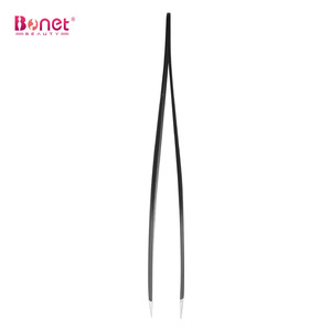 Pince <span class=keywords><strong>à</strong></span> <span class=keywords><strong>épiler</strong></span> pour sourcils en acier inoxydable, pointe inclinée et incurvée, outil de dépoillement des sourcils durable et tendance - Product Image 3
