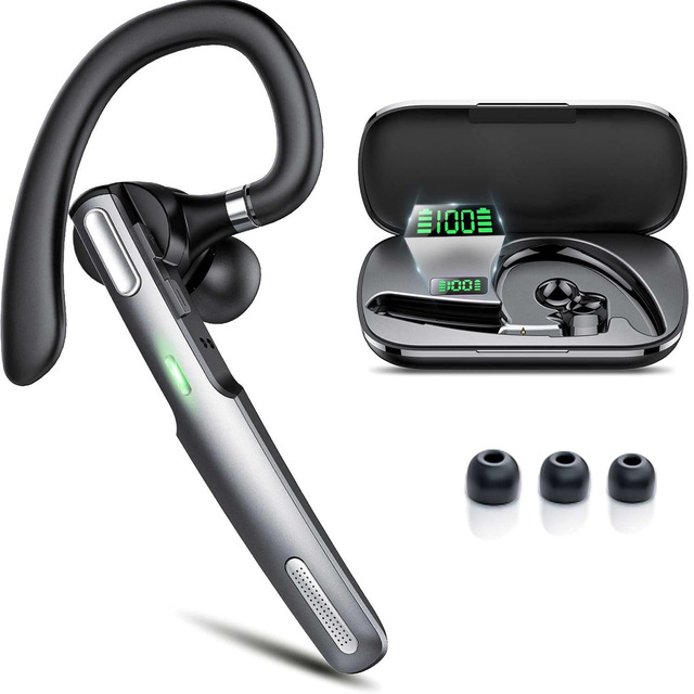 Business 5.0 In-Ear Wireless Headset-Life Waterproof Voice Control Driving/Meetings/Chatting; Single-Ear Wear Left-Right Ear