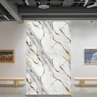 Feuille de marbre en PVC Nouveau design Panneau mural Feuille de marbre en PVC