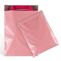 Enveloppes d'expédition en polyéthylène co-extrudé (LDPE) rose, écologiques, sur mesure, pour l'emballage de vêtements
