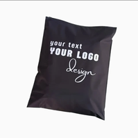 Sacs d'emballage en plastique à fermeture éclair givrée noire fabriqués par le fabricant pour vêtements avec logo personnalisé
