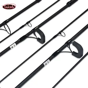 TK19011 IM10 high carbon fiber telecarp 3 sections telescopic carp rod 9' 10' 3.0lbs 3.5lbs travel fishing rods with FUJI