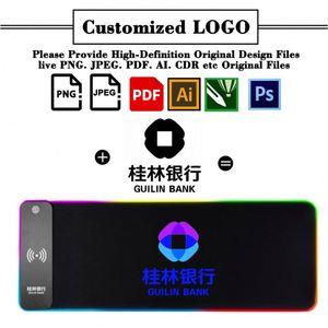 Extra Large Custom Logo Mousepad Non-Slip Computer <b>Keyboard</b> <b>Mat</b> Laptop Bag Wireless Charging Gaming Mouse Pad - Product Image 2