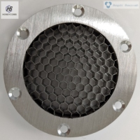 Panel de Ventilación Cuadrado para Exteriores de Aluminio y Acero Inoxidable con Protección Electromagnética