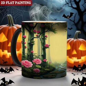 Novelty Gift Shop Mug 11oz Frosted Black <b>Ceramic</b> Heat Activated <b>Cup</b> - Product Image 6