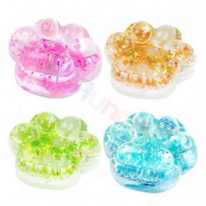 2025 New Design Ultra Soft TPR Material Giant Size Cat Paw <b>Squishy</b> Toy Sensory Fidget Stress Relief Kawaii <b>Squishy</b> Ball - Product Image 1