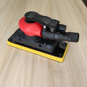 YITU Pneumatic Orbital Sander 70mmx198mm 3 In <b>Hook</b> And Loop Rectangular Sanding Pad For <b>Car</b> Body Repair And Polishing - Product Image 2