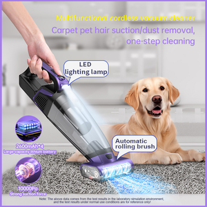 Xách tay cầm tay sứ Máy hút bụi, vật nuôi tóc Remover, dual-động cơ không dây chân không cho xe & Home sử dụng - Product Image 4