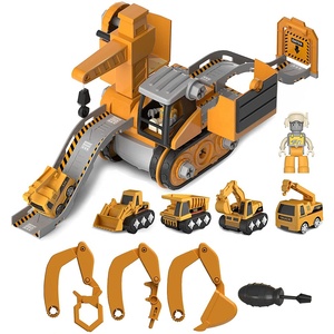 Vente <span class=keywords><strong>en</strong></span> gros, bricolage, véhicule d'ingénierie, scène, jouet pour enfants, camion de construction, grue d'exploitation, voiture d'ingénierie à tige pour enfants - Product Image 1