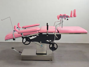 Lit de salle d'opération de <span class=keywords><strong>table</strong></span> obstétrique hydraulique manuelle de haute qualité pour l'examen de gynécologie - Product Image 6