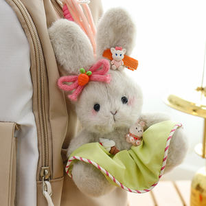 Portachiavi personalizzabile eco-friendly Super Soft in cotone PP adorabile peluche di peluche per alleviare lo Stress tecnico lavato - Product Image 2