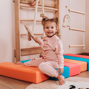 Customized Baby Climbing Soft Sponge Building <b>Block</b> Module Indoor Play Structure Unisex Geometric Shape <b>Foam</b> Toy - Product Image 1