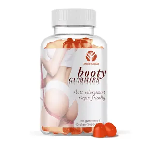 Organische Natuurlijke Butt/Hip Uitbreiding Gummies Suiker Gratis Butt Booster Bum Enhancing Supplement Fenegriek Gummies