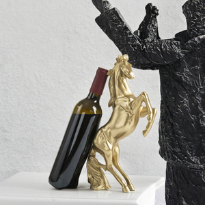 Figurine de cheval en résine de style artificiel, décoration moderne européenne pour la maison, cadeau, artisanat - Product Image 3