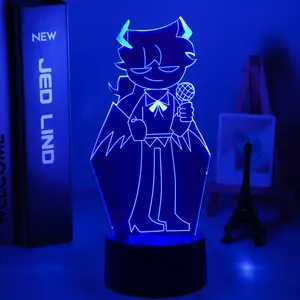 3d Led Night Light Game Friday Night Funkin Selever Figure for Child Bedroom luce decorativa regalo di compleanno scrivania lampada a Led FNF