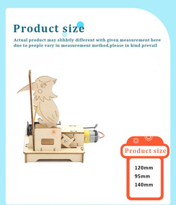 Rompecabezas <span class=keywords><strong>de</strong></span> <span class=keywords><strong>Madera</strong></span> Eléctrico DIY Woodpecker para Adultos, Kit <span class=keywords><strong>de</strong></span> Modelo Mecánico Cinético STEM - Product Image 5