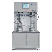 LABOAO Fermenteur en verre parallèle double de type armoire avec fonction de stérilisation à la vapeur pour la fermentation multi-groupe