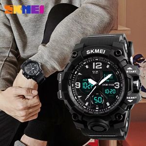 SKMEI <span class=keywords><strong>1155B</strong></span> Skemei Montres De Sport SKMEI Chic Hommes Quartz Analogique LED Horloge Numérique Homme Sport Montre Étanche Relogio Masculino - Product Image 4
