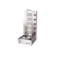 Barbecue vertical commercial Gas2 3 4 brûleurs en acier inoxydable 304 pour doner kebab, gyros, shawarma, avec pompe 220V