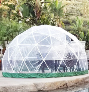 Prix usine 3.6m extérieur PVC Igloo dôme tente Structure géodésique quatre saisons étanche ignifuge Glamping maison salle de bain préfabriqué - Product Image 4