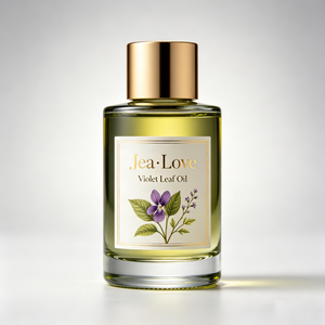 Aceite <span class=keywords><strong>Absoluto</strong></span> de Hoja de Violeta 100% Puro, Extraído con Solvente, Viola Odorata, Materia Prima Cosmética de Lujo para Perfumes, OEM ODM, Venta al Por Mayor - Product Image 1