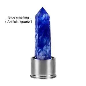 HOT SALE Replaceable Healing Crystal Stone Point Withe Bottom For Crystal Water Bottle Excluding Bottles