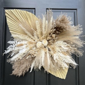 Hojas de palma secas naturales para decoración del hogar, hojas de abanico de especies secas tropicales para decoración de bodas, gran oferta, O-020, 2023 - Product Image 3