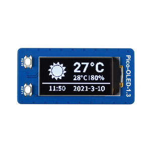Waveshare 1,3 inch OLED-displaymodule voor Raspberry Pi Pico, 64x128 pixels, ingebouwde SH1107-driver, SPI/I2C-interface - Product Image 1
