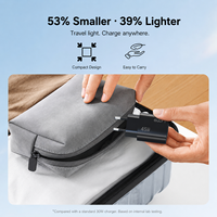 Chargeur rapide USB C USB-A GaN 45W, prise EU, en stock, chargeur mural double port GULFY