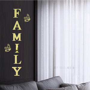 Moderno 3D farfalla acrilico <span class=keywords><strong>specchio</strong></span> decorazione della parete adesivo auto-pasta per soggiorno <span class=keywords><strong>ingresso</strong></span> per la decorazione della casa - Product Image 6