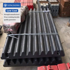 Высокомарганцевая стальная литая щековая дробилка зубчатая пластина вогнутая Щековая пластина стальная мантия кованая вогнутая Щековая пластина для нового использования - Product Image 4