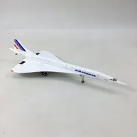 Modèle d'avion en métal moulé sous pression Air France Concorde à l'échelle 1/200 de 30 cm, cadeau de collection avec trains d'atterrissage