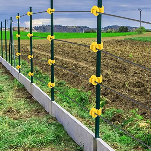 Fit T-POST Insulator Customizable Plastic Impact Resistance Electric Fence Wire Insulators