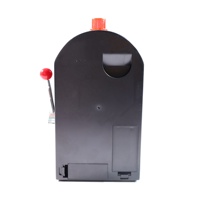 EASTOMMY ET-104073 Casino Jouet Machine à sous Tirelire avec Jackpot Son Clignotant Lumières Arc Circulaire en Plastique