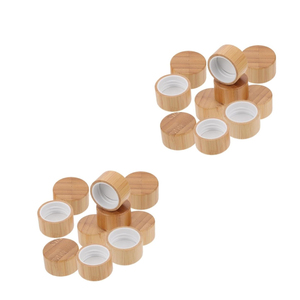 Tapa de Rosca para Botella de Perfume Ecológica de Bambú con Diseño Personalizado, Impresión Dorada y Tamaño Adaptable - Product Image 1