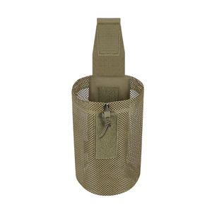 Outdoor Tactical Foldable Water Bottle Mesh Pouch – <b>MOLLE</b>-Compatible Adjustable Storage <b>Bag</b> / Portable External Carry Pouch - Product Image 1