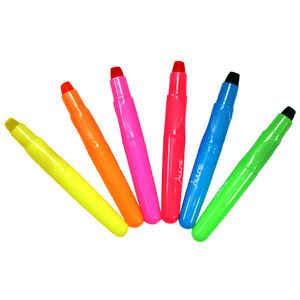 <span class=keywords><strong>Pastelli</strong></span> a Cera Setosi con Evidenziatore, Gel Colorato per Bambini o Lavoratori con 6 Colori Neon - Product Image 4