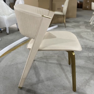 GEDO Vente en gros de chaises italiennes modernes de luxe avec pieds en acier inoxydable - Product Image 6