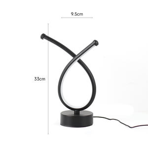 Lampu meja LED <span class=keywords><strong>3</strong></span> warna kontrol sentuh kontemporer dengan sistem pencahayaan Plug USB untuk Hotel, rumah Modern, kantor, dan kamar tidur - Product Image 2