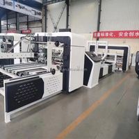 Les fabricants chinois sont spécialisés dans la machine de pliage et de collage de Carton avec mécanisme automatique de planche à ongles pour boîte de couleur ondulée