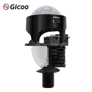 Lente de Proyector LED de 2.5 Pulgadas, Luces LED Bi-LED de Luz Alta y Baja, Halo LED para Bombillas de Faros Delanteros de Automóvil H4 H7 9005 9006, Diodos Turbo - Product Image 2
