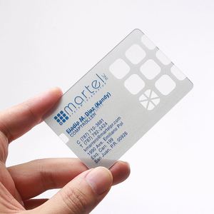 Cartes de visite personnalisées en PVC avec sublimation, dernier design - Product Image 3