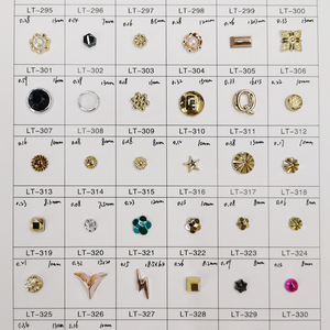 2025 thời trang giày nhựa túi trang trí phụ kiện da đinh tán Punk quần áo tùy chỉnh đinh tán - Product Image 2